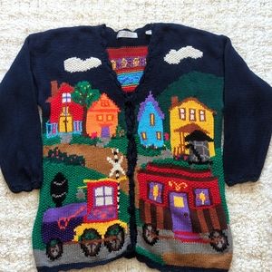 VTG 90's Handknit Cardigan